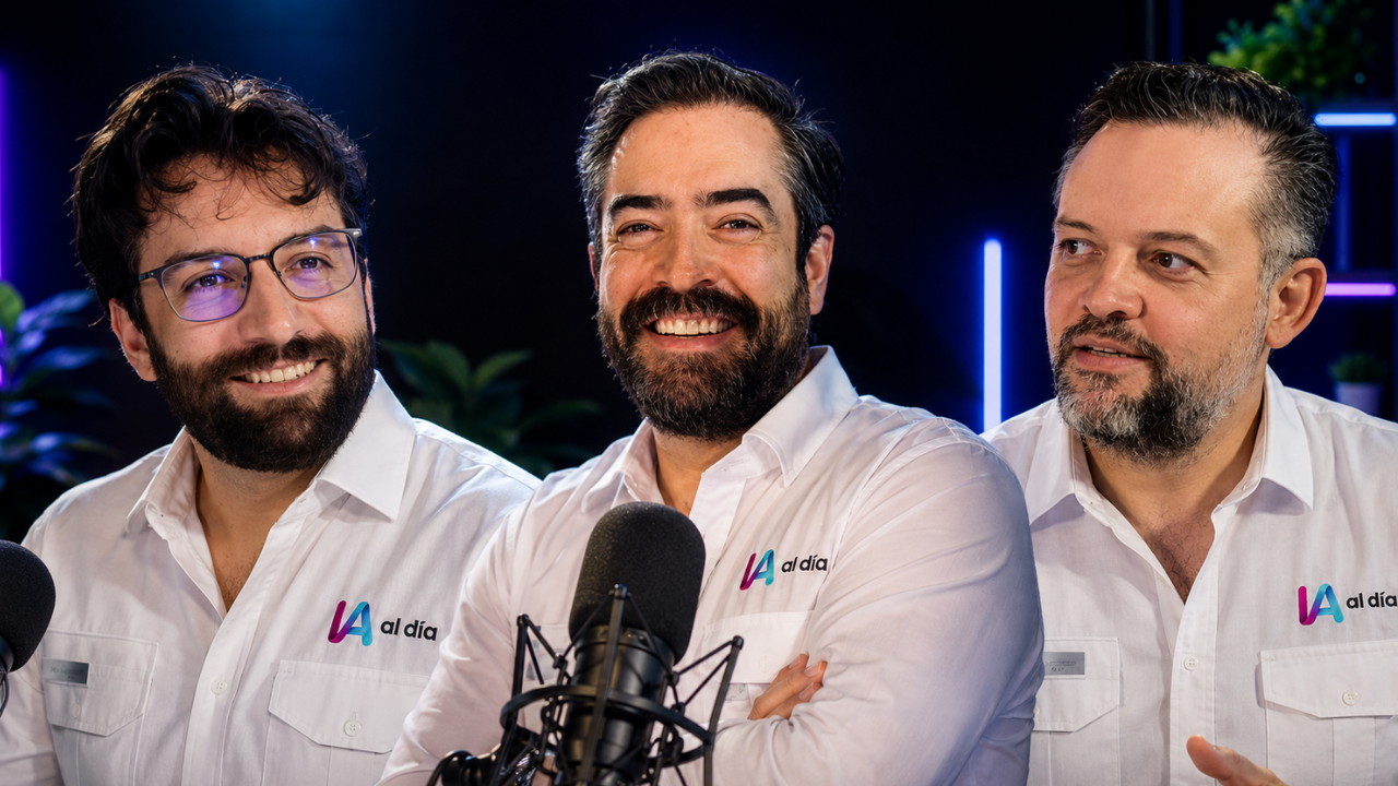 Jaime Figueres, Arturo Pardo y Alejandro Durán - Anfitriones de IA al Día